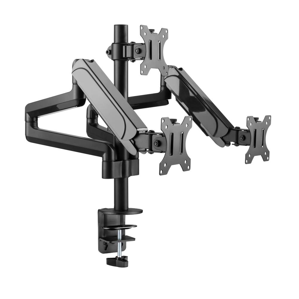 Support pour moniteur triple articulé